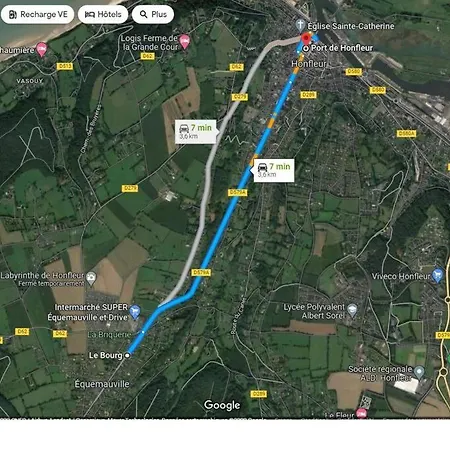 Apartamento Appart Cocon 10 Min Honfleur Parking Fibre Netflix Équemauville